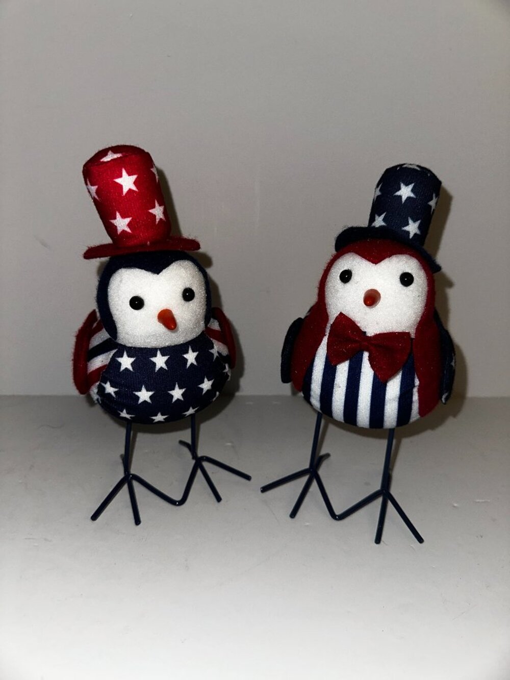 July 4th Patriotic Birds Stars Stripes Hobby Lobby Featherly Friends 250th USA